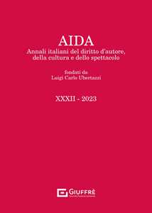 Libro Aida. Annali italiani del diritto d'autore, della cultura e dello spettacolo (2023) 