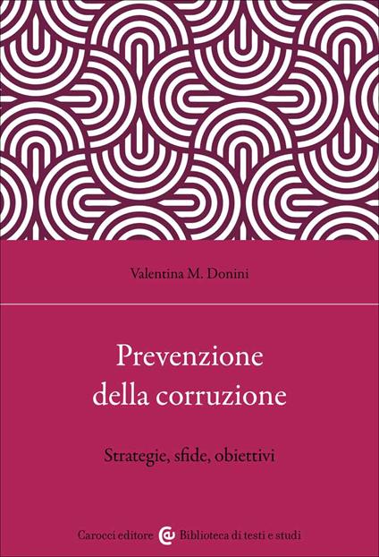 Prevenzione della corruzione - Valentina M. Donini - copertina
