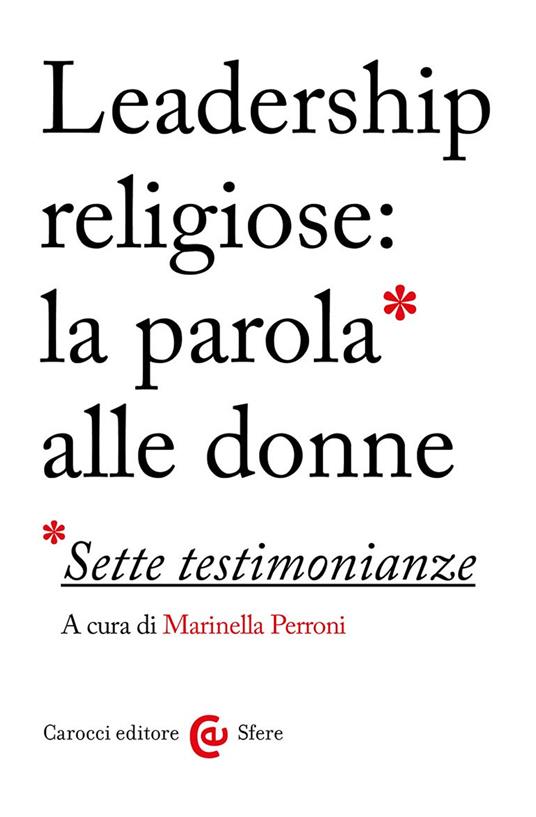 Leadership religiose: la parola alle donne. Sette testimonianze - copertina