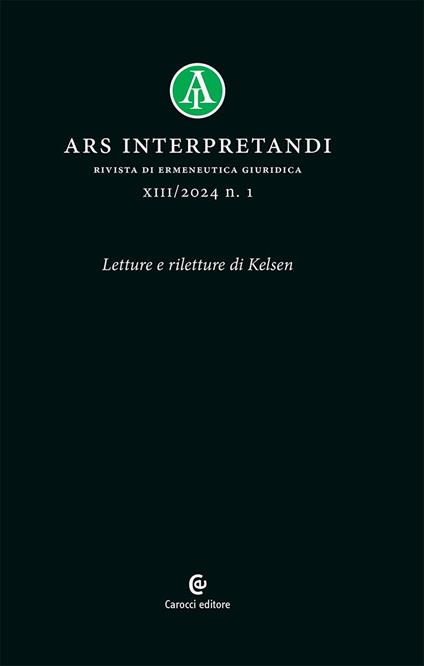 Ars interpretandi (2024). Vol. 1: Letture e riletture di Kelsen - copertina