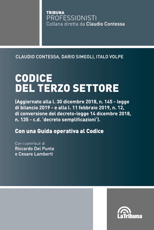 Codice del terzo settore - Claudio Contessa,Dario Simeoli,Italo Volpe - copertina
