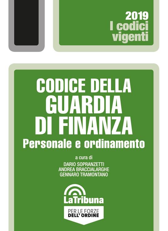 Codice della Guardia di Finanza. Personale e ordinamento - copertina