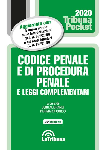 Codice penale e di procedura penale e leggi complementari - copertina