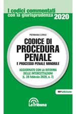 Codice di procedura penale e processo penale minorile