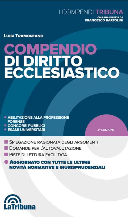 Compendio di diritto ecclesiastico - Luigi Tramontano - copertina