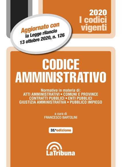 Codice amministrativo - copertina