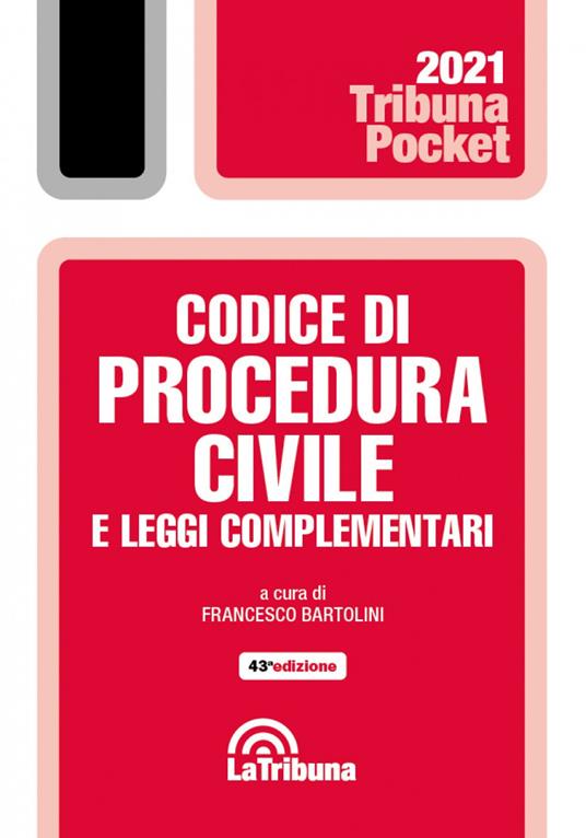 Codice di procedura civile e leggi complementari - copertina