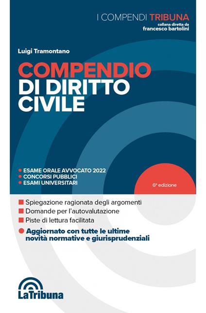 Compendio di diritto civile - Luigi Tramontano - copertina