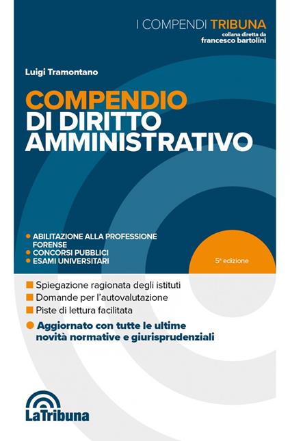 Compendio di diritto amministrativo - Luigi Tramontano - copertina