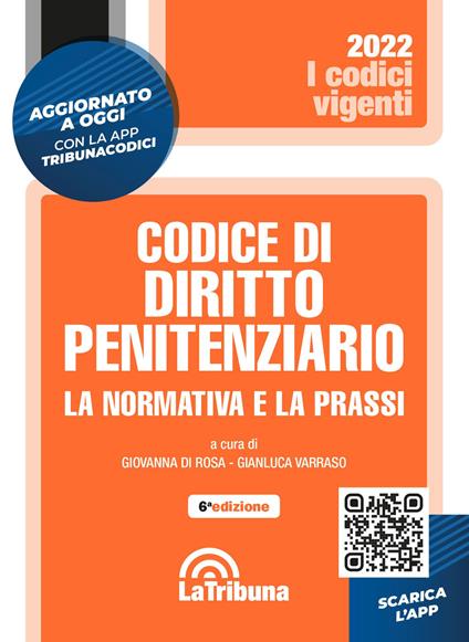 Codice di diritto penitenziario. La normativa e la prassi - copertina