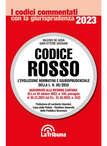 Codice Rosso. L'evoluzione normativa e giurisprudenziale della L. 19 luglio 2019, n. 69 - copertina