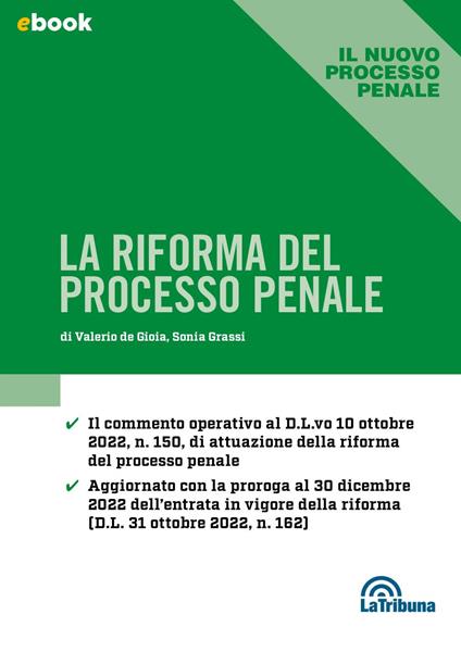 La riforma del processo penale - Valerio De Gioia,Sonia Grassi - ebook