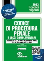 Codice di procedura penale e leggi complementari. Con App Tribunacodici