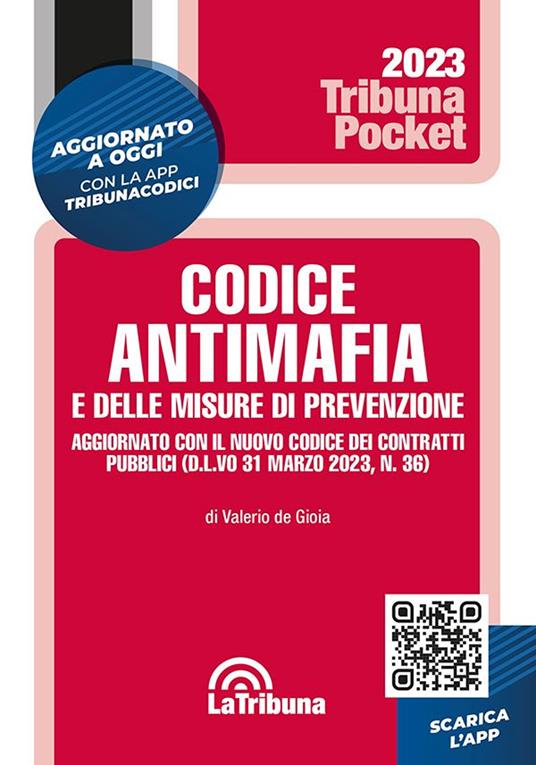 Codice antimafia e delle misure di prevenzione - Valerio De Gioia - copertina