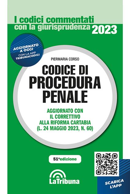 Codice di procedura penale commentato con la giurisprudenza - Piermaria Corso - copertina