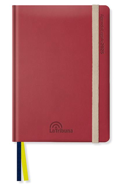 Agenda legale pocket 2025. Ediz. rosso corallo - copertina