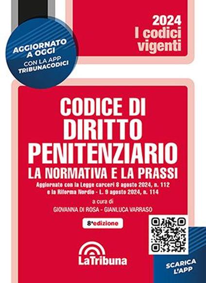 Codice di diritto penitenziario. La normativa e la prassi - copertina