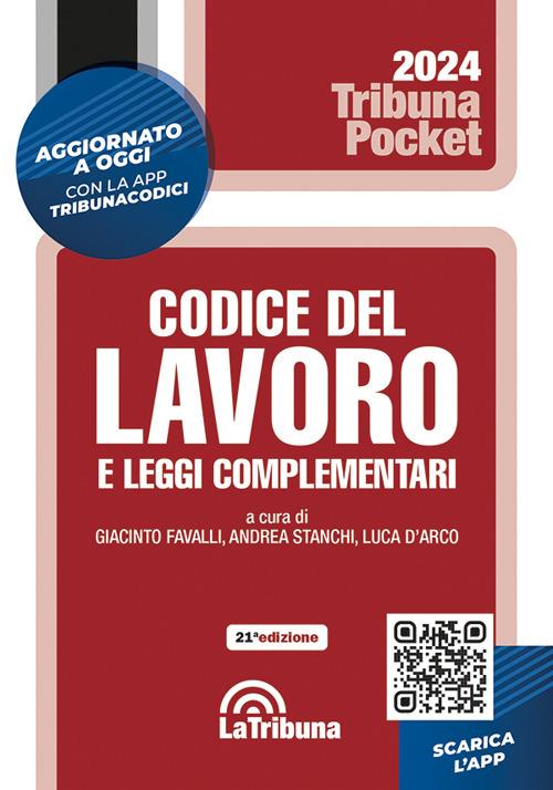 Codice del lavoro e leggi complementari - copertina