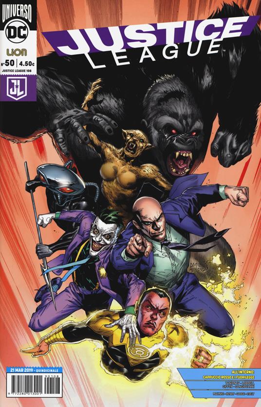Justice League. Vol. 50 - copertina