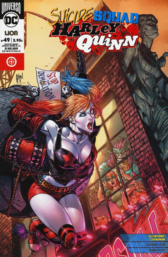 Harley Quinn Collana Suicide Squad Batman comics logo bastone baseb