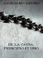 De la causa, principio et uno