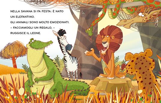 Un regalo per l'elefantino. Una storia in 5 minuti! Ediz. a colori - Giuditta  Campello - Libro - Emme Edizioni - Tre passi