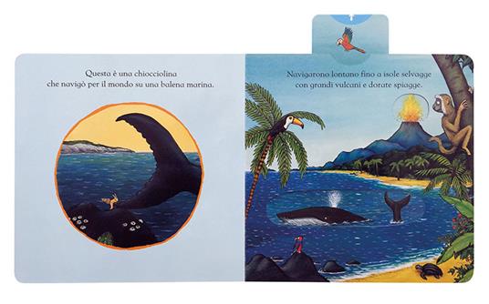 La chiocciolina e la balena. Tira, muovi, scopri! Ediz. illustrata - Julia  Donaldson - Libro - Emme Edizioni - Primi libri
