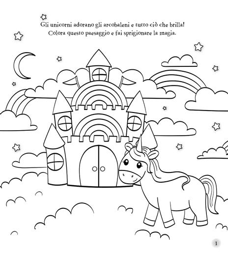 Unicorni magici. Libro da colorare. Ediz. illustrata. Con gadget - 2