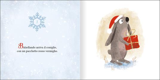 Copertina del libro di Natale dell'illustrazione delle coppie carine in  bianco e azzurro - Venngage