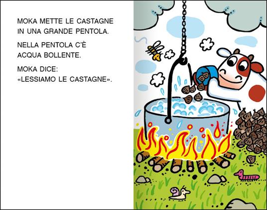 Mucca Moka al cinema. Stampatello maiuscolo. Ediz. a colori - Agostino  Traini - Libro - Emme Edizioni - Prime pagine