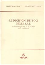 Le decisioni dei soci nelle S.R.L.