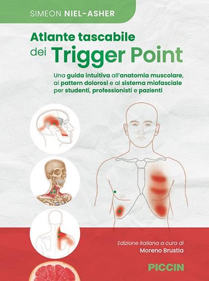 Atlante tascabile dei trigger point. Una guida intuitiva all'anatomia muscolare, ai pettern dolorosi e al sistema miofasciale per studenti, professionisti e pazienti - Simeon Niel-Asher - copertina