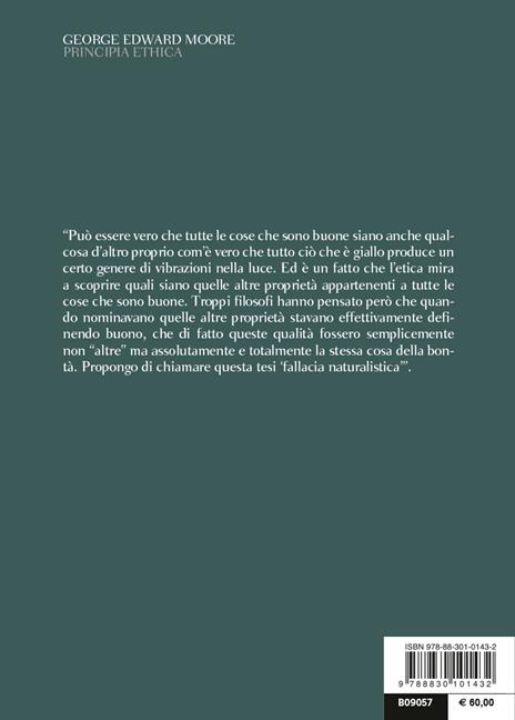 Principia ethica. Con la prefazione alla seconda edizione del 1922 - George Edward Moore - 3