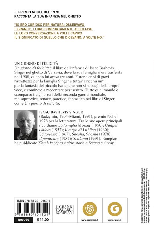 Un giorno di felicità - Isaac Bashevis Singer - 2