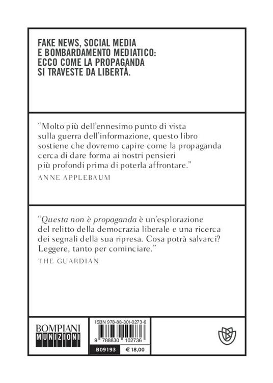 Questa non è propaganda. Avventure nella guerra contro la realtà - Peter Pomerantsev - 2