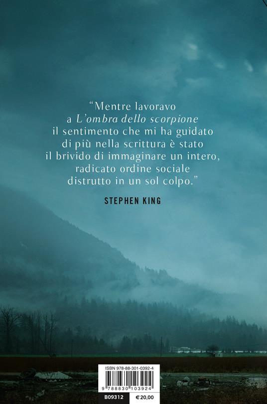 Stephen King: L'OMBRA DELLO SCORPIONE 1987 Bompiani ROMANZO HORROR Epidemia