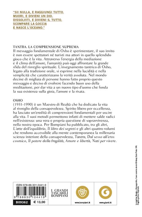 Tantra. La comprensione suprema - Osho - 2