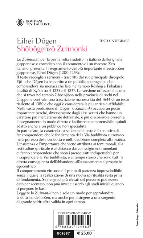 Shobogenzo Zuimonki. Discorsi informali. Testo giapponese a fronte - Dogen Eihei - 2