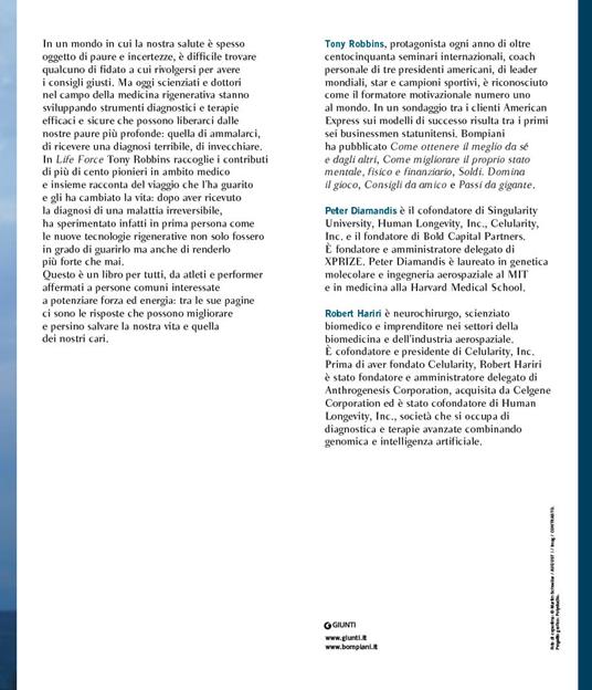 Life force. Come le nuove scoperte nella medicina di precisione possono trasformare la tua vita e quella delle persone che ami - Tony Robbins,Peter Diamandis,Robert Hariri - 2