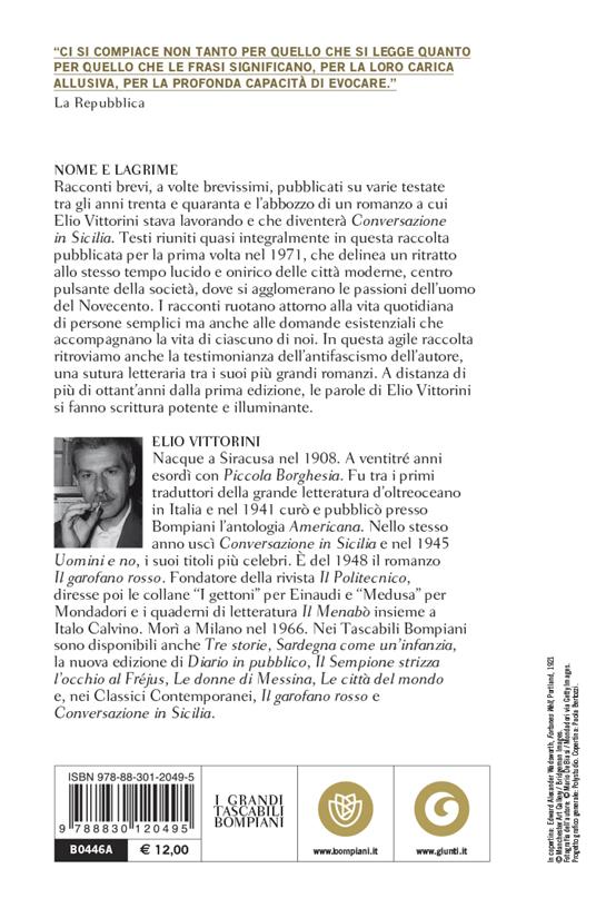 Nome e lagrime - Elio Vittorini - 2