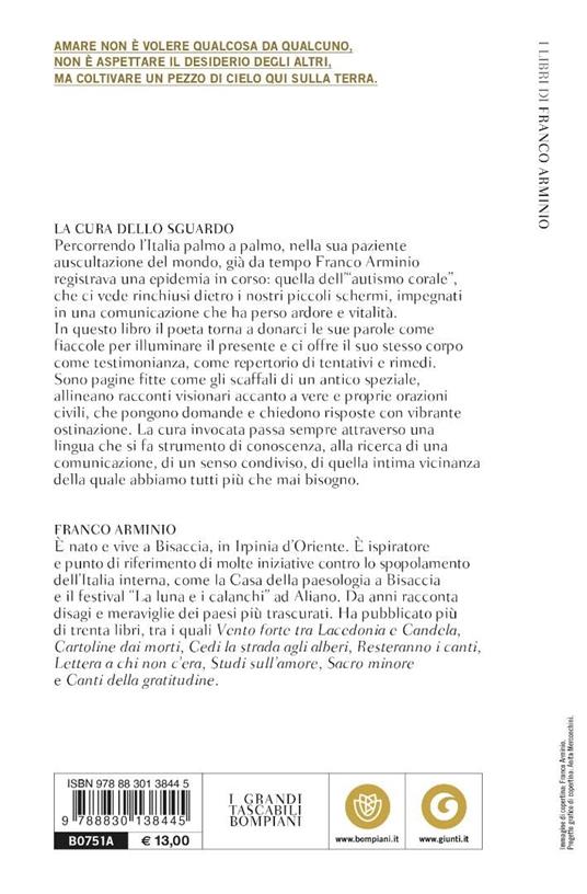 La cura dello sguardo. Nuova farmacia poetica - Franco Arminio - 2