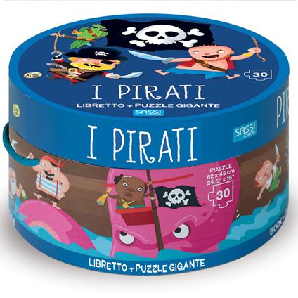 Pirati. Ediz. a colori. Con puzzle - Matteo Gaule - copertina