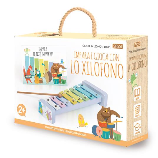 Impara e gioca con lo xilofono. Giochi di legno. Ediz. a colori. Con gadget - Irena Trevisan - copertina