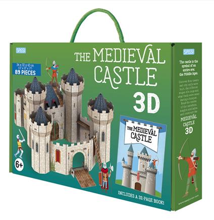 The medieval castle 3D. Ediz. a colori. Con Giocattolo - Matteo Gaule,Irena Trevisan,Francesco Legimi - copertina