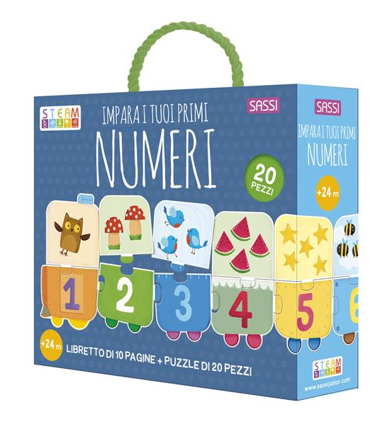 Impara i tuoi primi numeri. Ediz. a colori. Con puzzle - Matteo Gaule - copertina