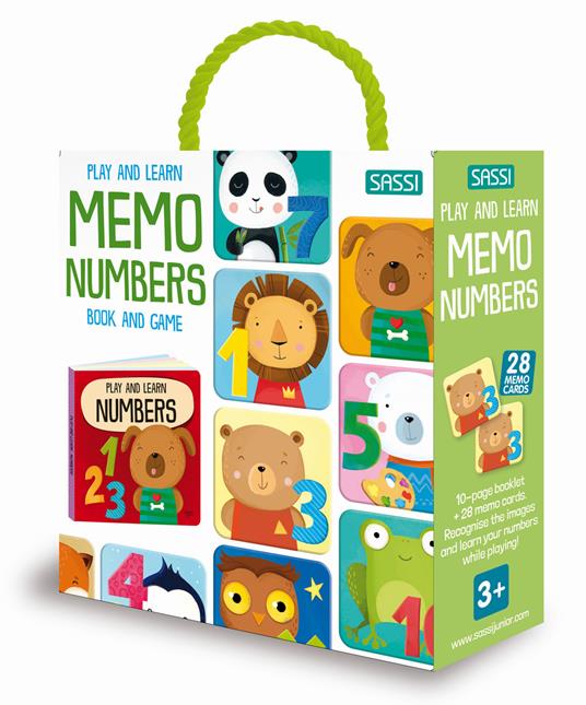 Memo numbers. Ediz. a colori. Con 28 tessere - copertina