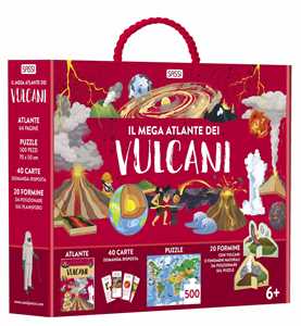 Image of Il mega atlante dei vulcani. Ediz. a colori. Con 20 formine. Con puzzle. Con 40 Carte