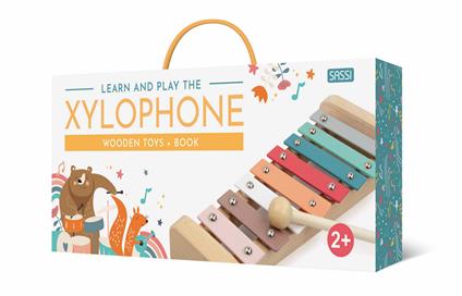 Play and learn with the xylophone. Wooden toys. Nuova ediz. Con xilofono - Matteo Gaule,Irena Trevisan - copertina