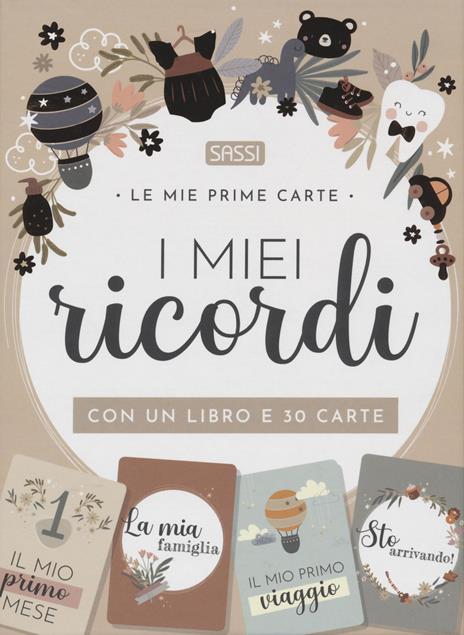 I miei ricordi. Le mie prime carte. Ediz. a colori. Con 30 carte - Valentina Bonaguro - copertina