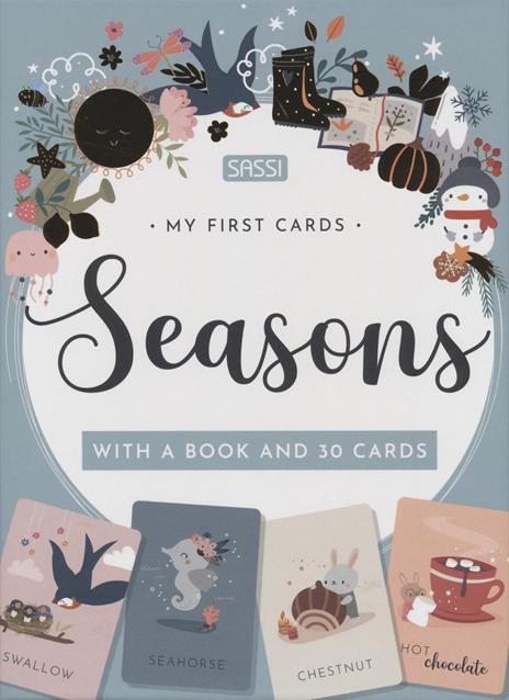 Seasons. My first cards. Ediz. a colori. Con 30 Carte - Valentina Bonaguro - copertina